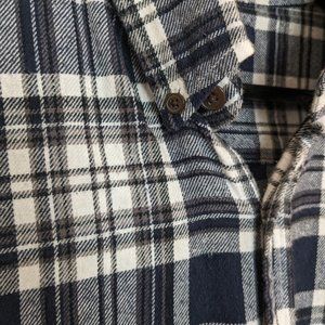 Plaid Flannel Men's M Button Down Shirt EUC